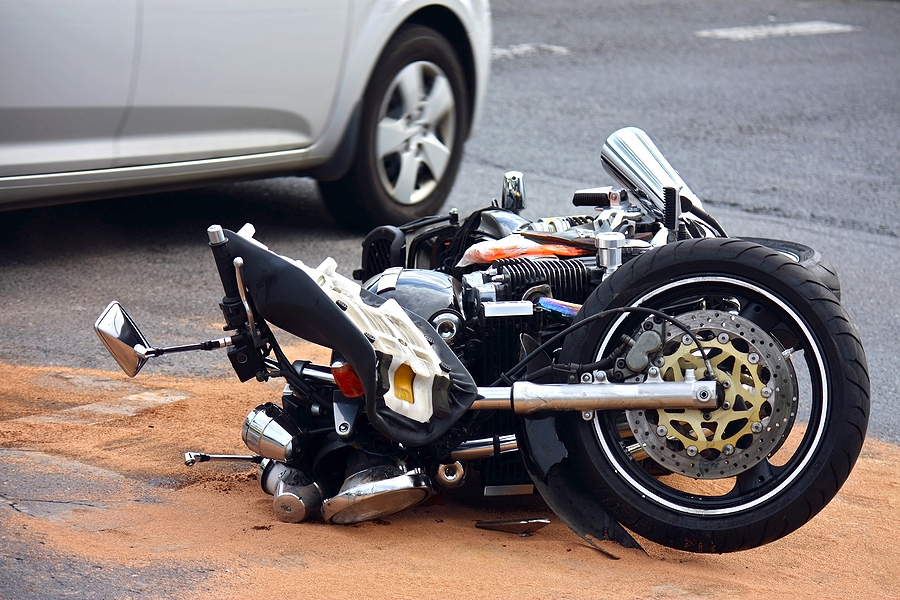 Motorcycle crash on Colonel Jameson Boulevard in Culpeper Virginia